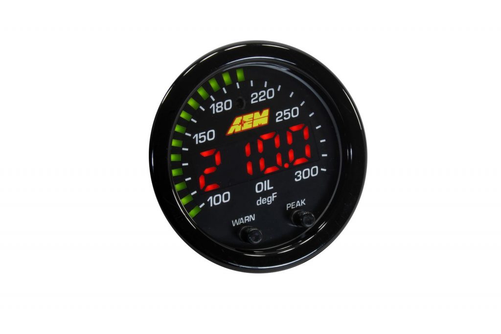 AEM XSeries Temperature 100300F Gauge Kit Perfect Tuning